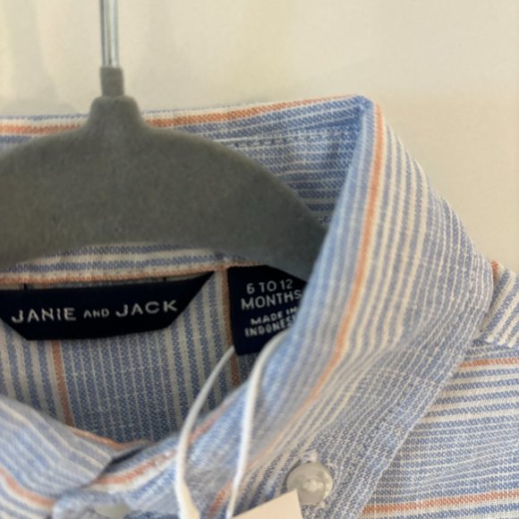 Janie and Jack - brand new baby 6-12m button down - Picture 2 of 3